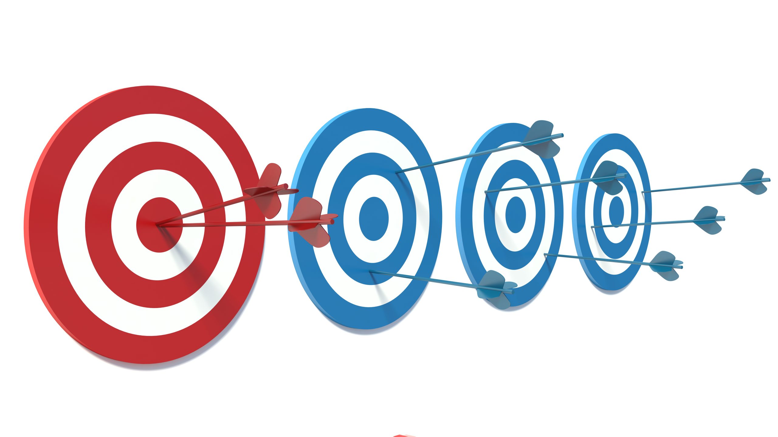 Red and Blue targets. Success